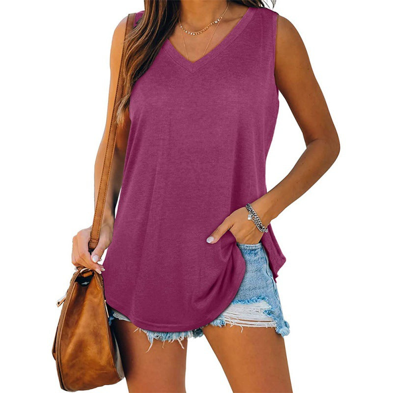 Lässiges Damen Langarmshirt mit V-Ausschnitt, Taschen und lockerem Schnitt von berg-feldt