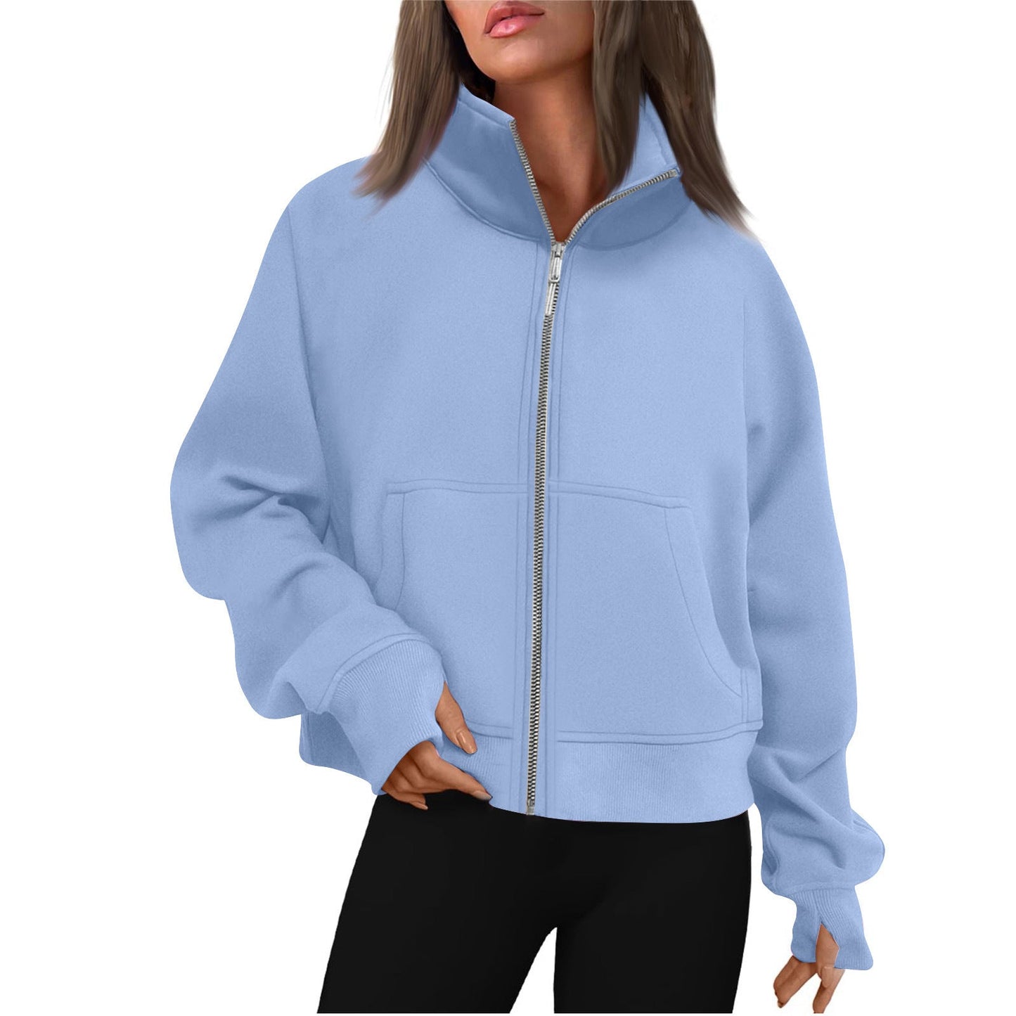 Veste polaire confortable pour femme avec col montant Berg-Feldt