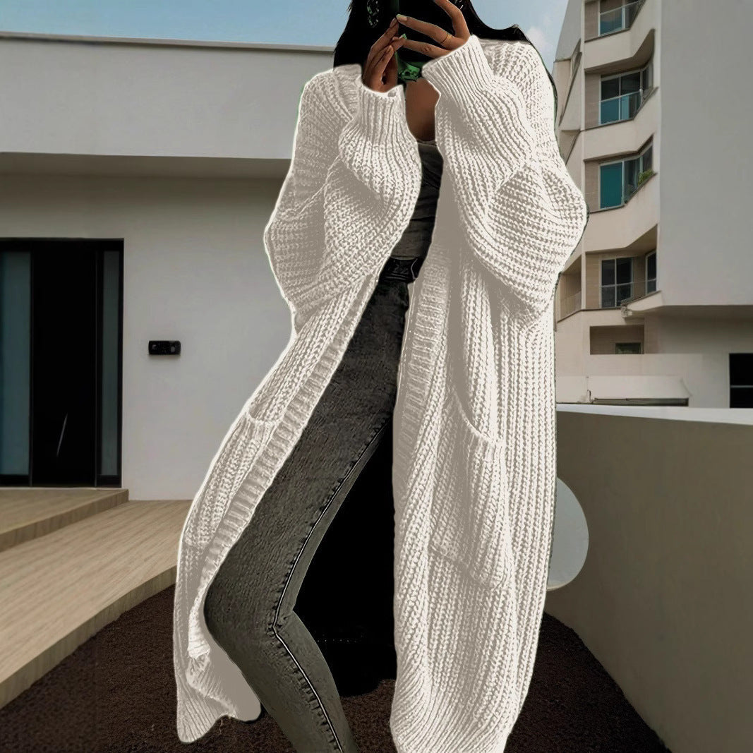 Cardigan tricoté ample pour femme avec grandes poches Berg-Feldt
