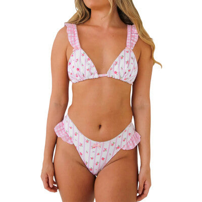 Ensemble bikini volanté et floral de berg-feldt pour femme