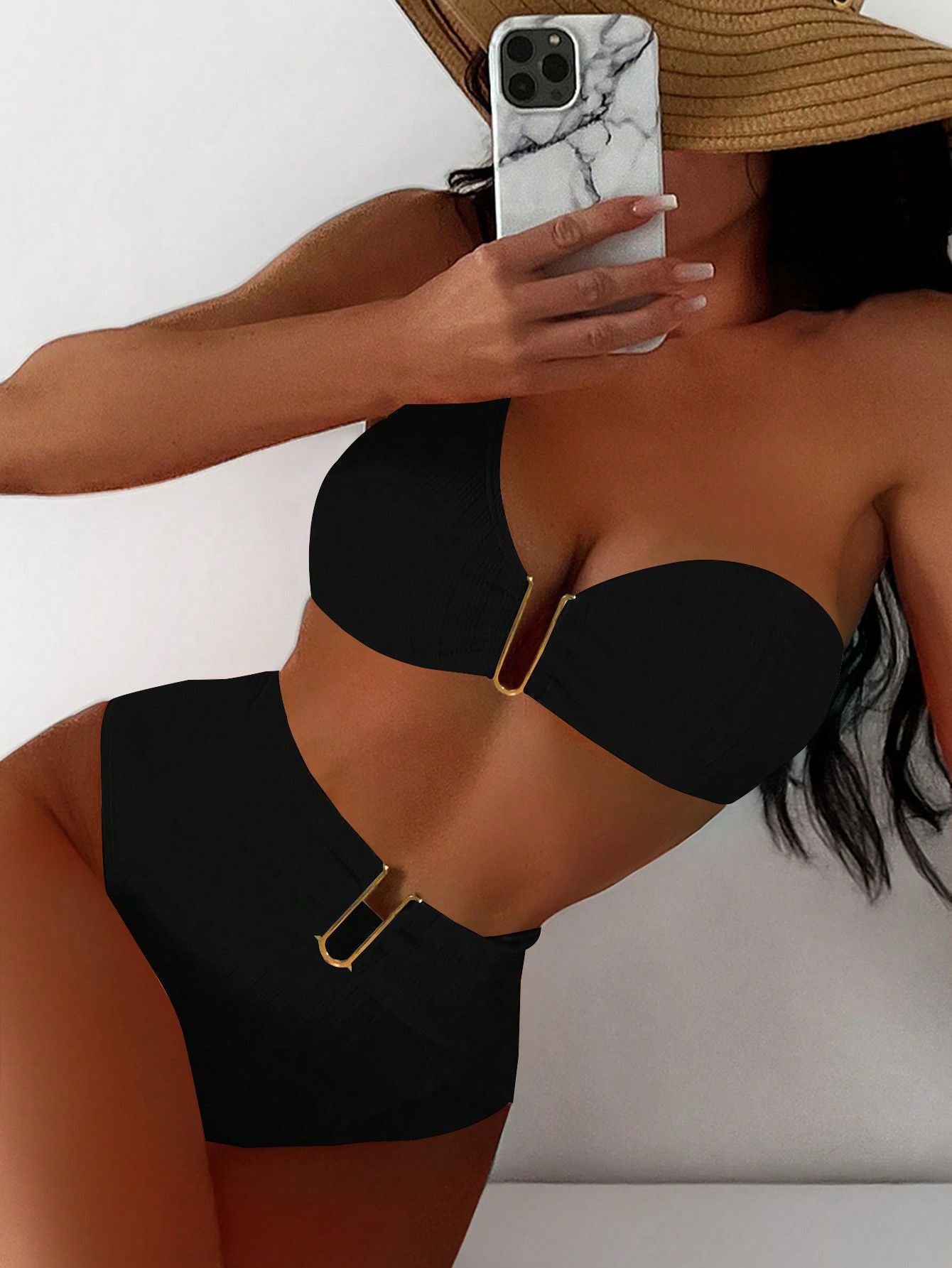 Maillot de bain robuste pour femme, taille haute, avec attache élégante, de berg-feldt