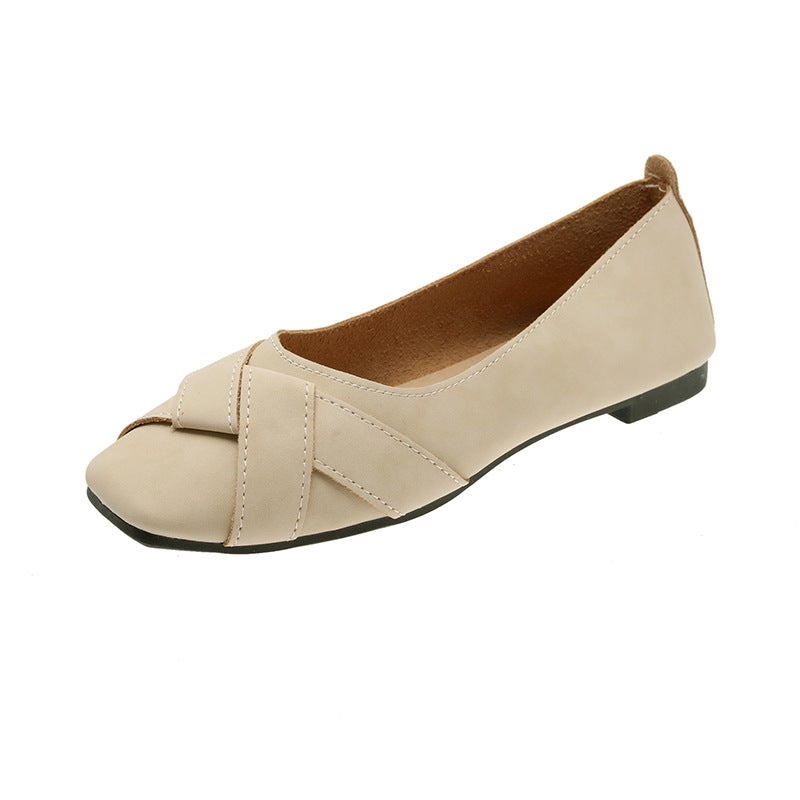 Elegante Damen Ballerinas in Karamell mit Schleife von berg-feldt