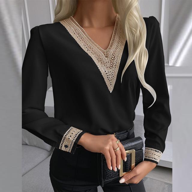 Damen-Blouse élégante avec dentelle Berg-Feldt