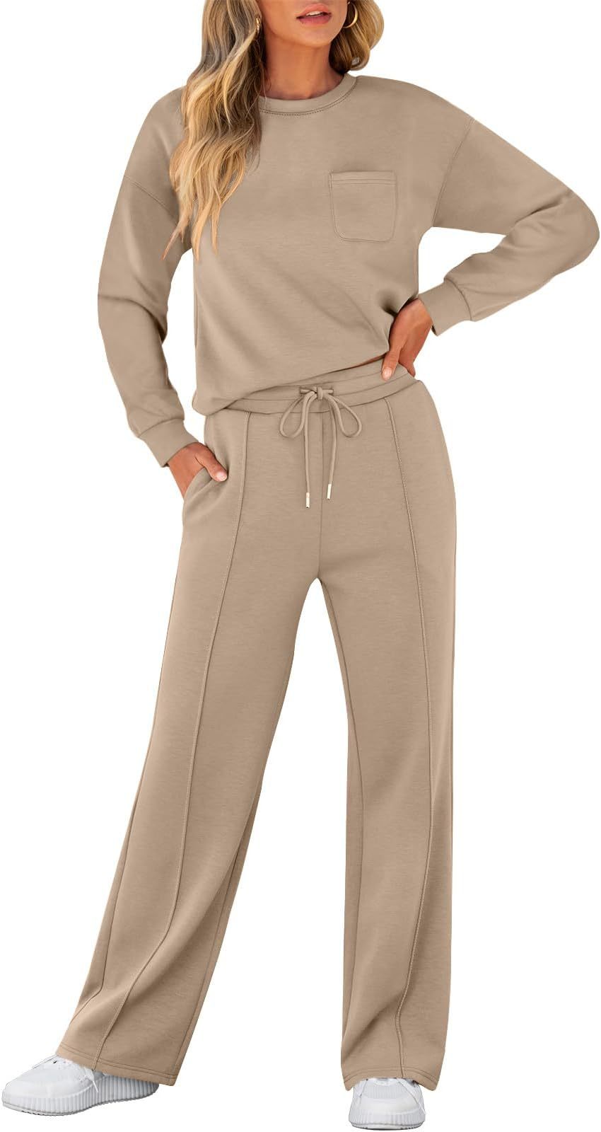 Ensemble décontracté pour femme : pull et jogging avec poches et taille élastique de berg-feldt