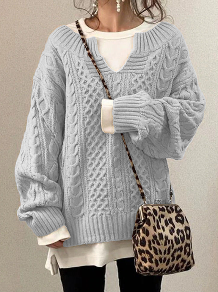 Damen Strickpullover mit strukturiertem Muster Berg-Feldt