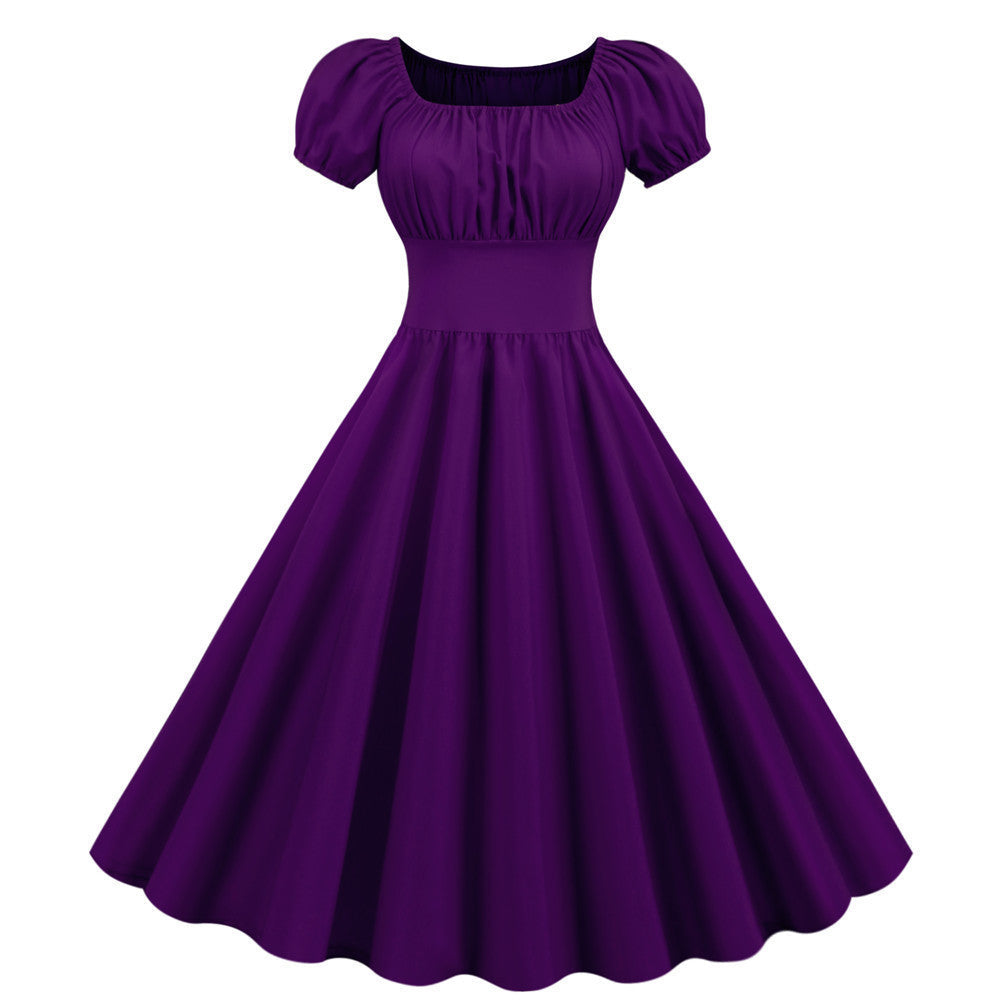 Robe trapèze femme avec manches bouffantes et taille cintrée Berg-Feldt