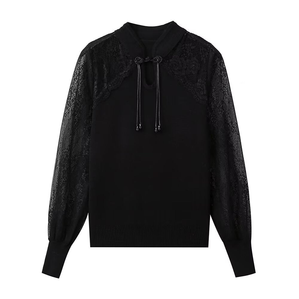 Berg-feldt Pull pour femme avec dentelle