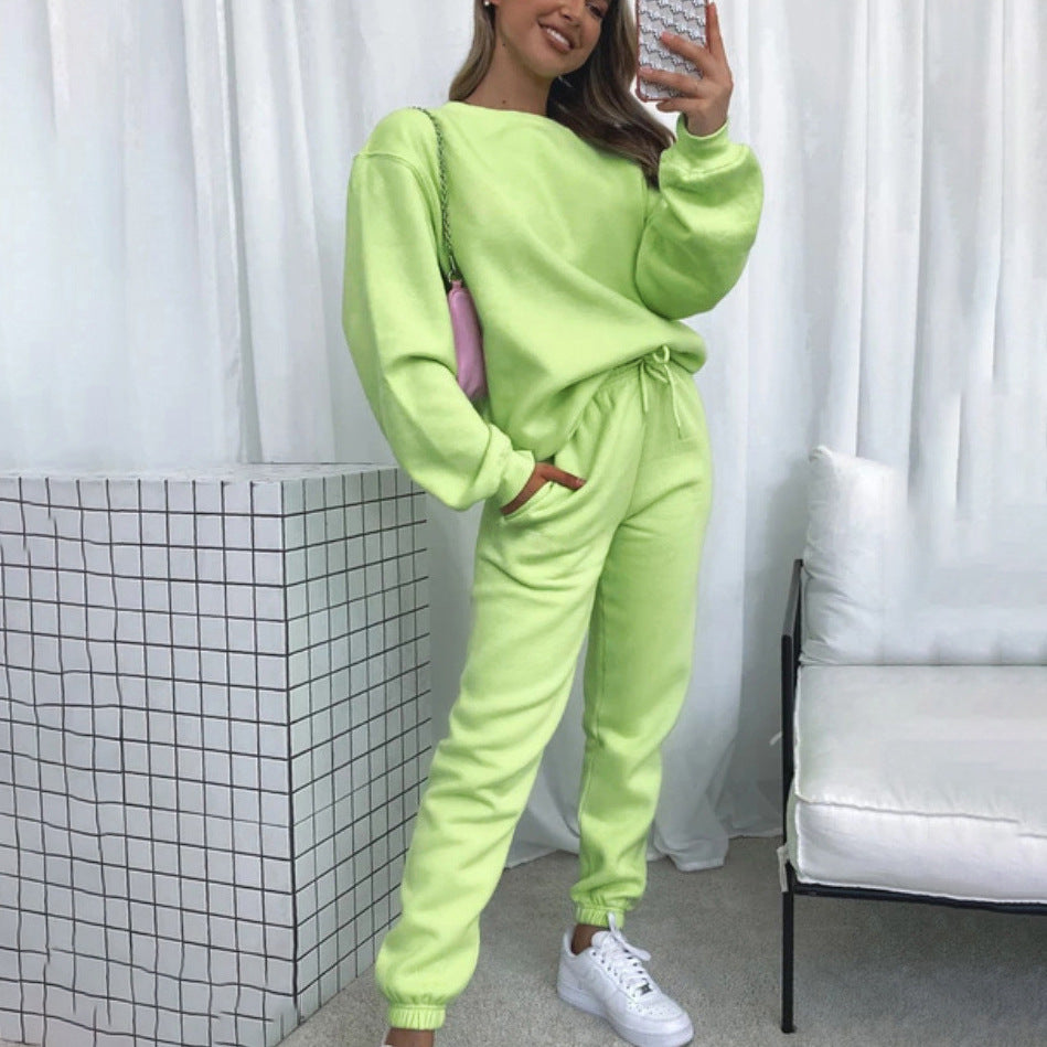 Ensemble loungewear femme tendance oversize en polaire douce Berg-Feldt