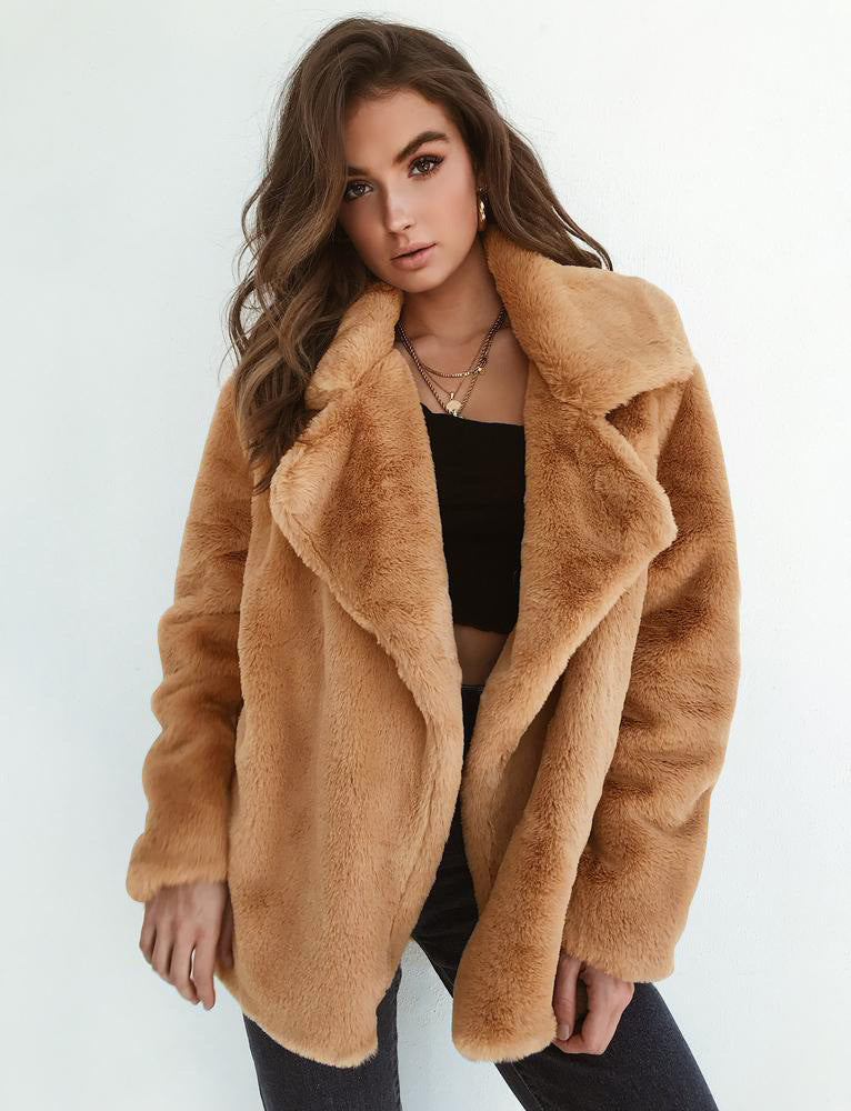 Veste douillette pour femme avec revers élégant Berg-Feldt