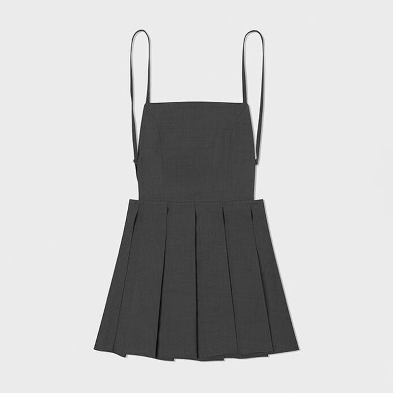 Robe camisole fluide plissée pour femme par berg-feldt