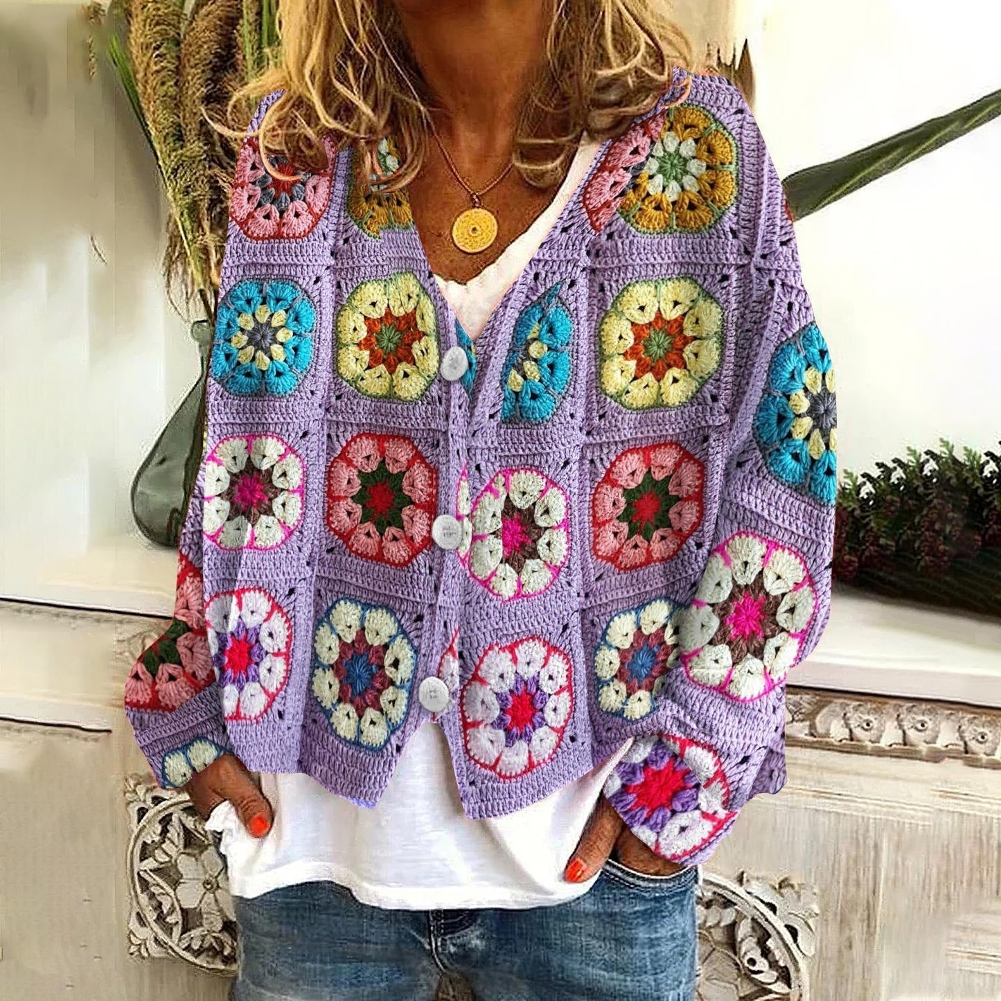 Berg-Feldt | Trendy & Stilvoller Cardigan mit Knöpfen