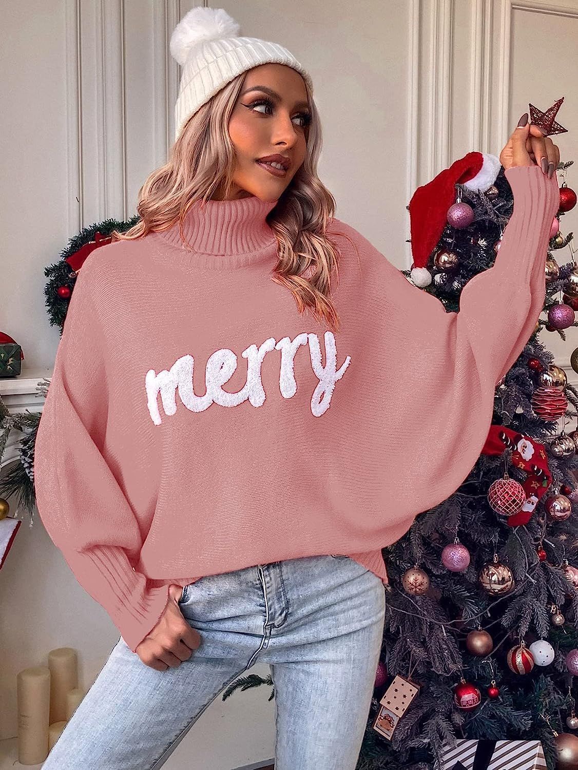 Damen Oversized Rollkragenpullover Berg-Feldt