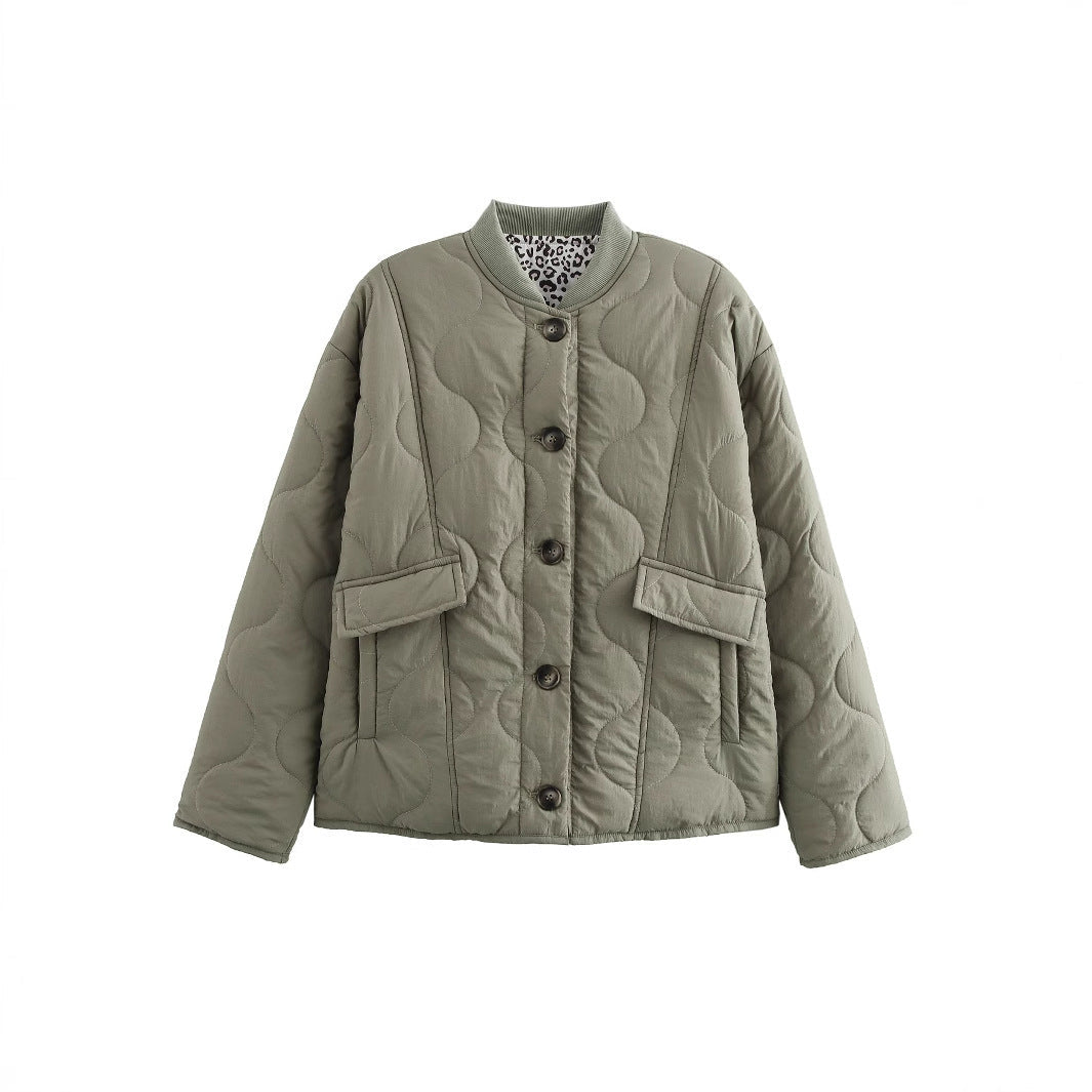 Veste matelassée de mi-saison pour femme avec poches à rabat sur le devant Berg-Feldt