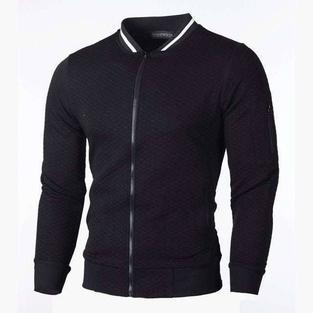 Sweat-shirt zippé homme avec structure de haute qualité et poche sécurisée zippée Berg-Feldt
