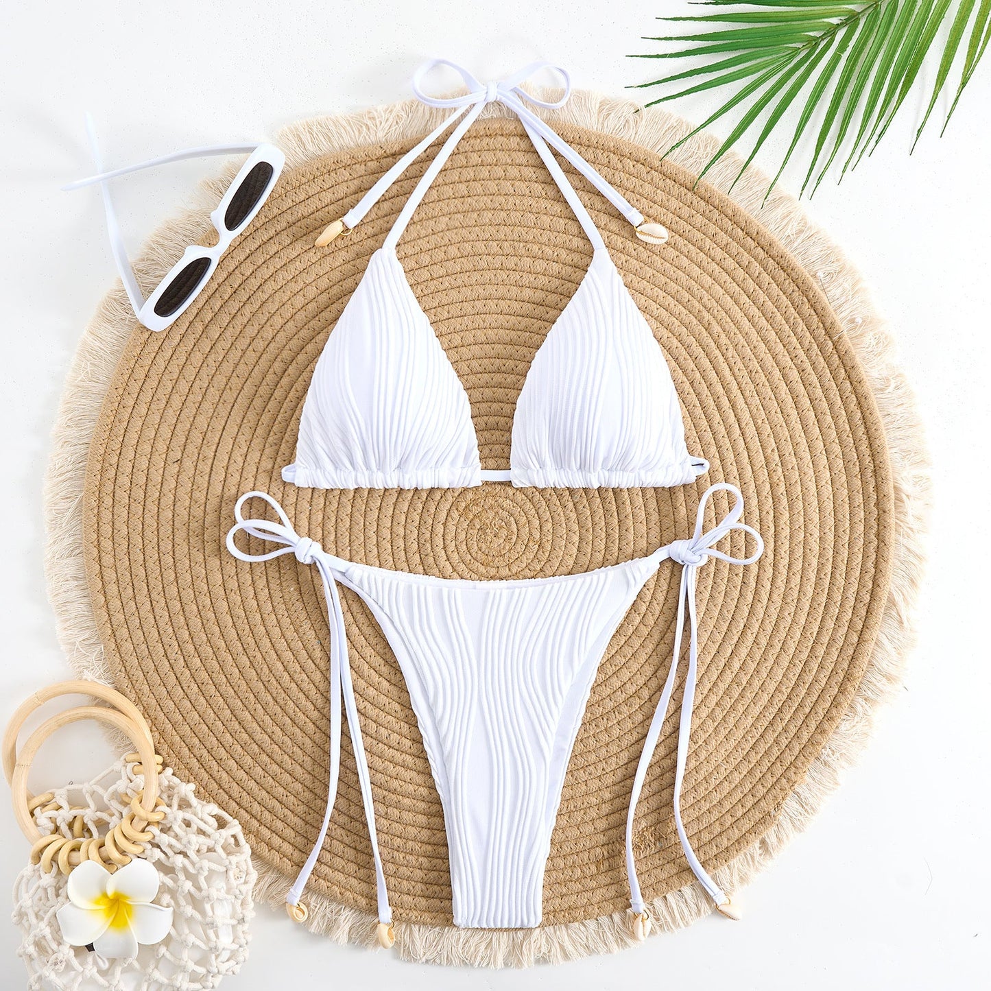 Haut de maillot de bain style pyramide Berg-feldt pour femmes