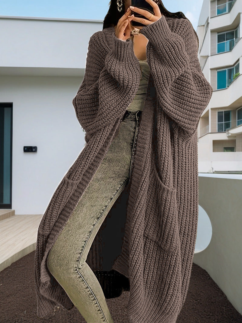 Cardigan tricoté ample pour femme avec grandes poches Berg-Feldt
