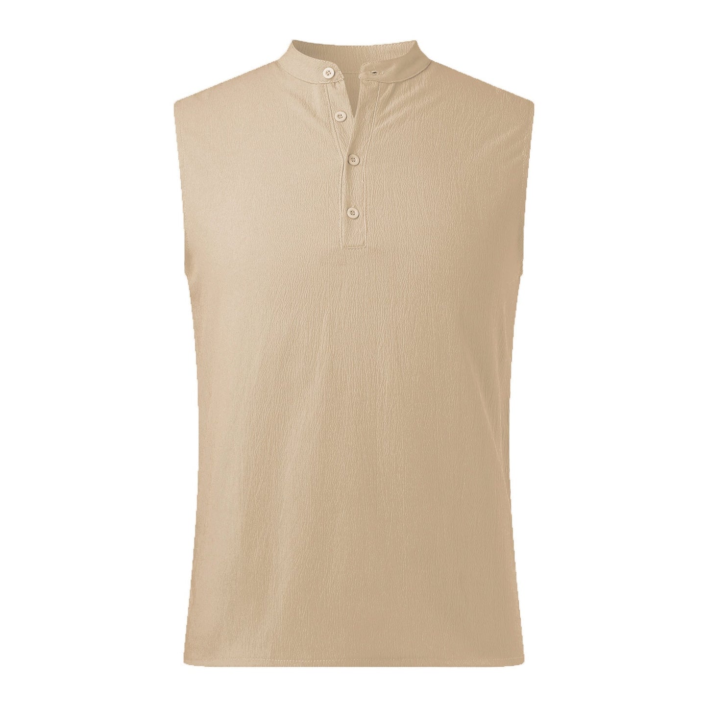 Herren Ärmelloses Henley-Shirt aus atmungsaktivem und leichtem Material Berg-Feldt