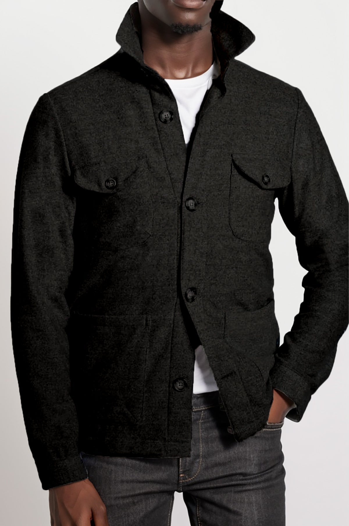 Veste intemporelle homme Utility avec poches pratiques et col montant Berg-Feldt