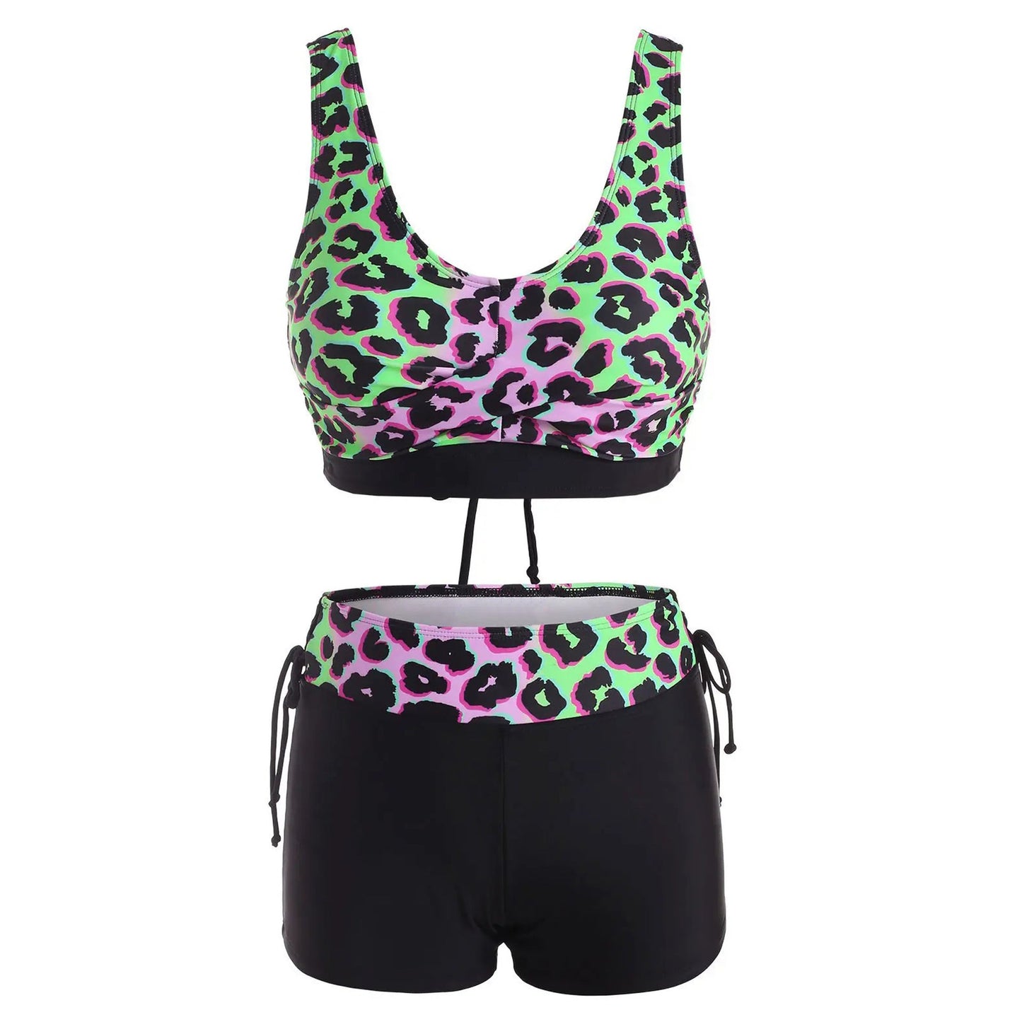Bequemer Damen Sportbikini mit Leoprint von berg-feldt