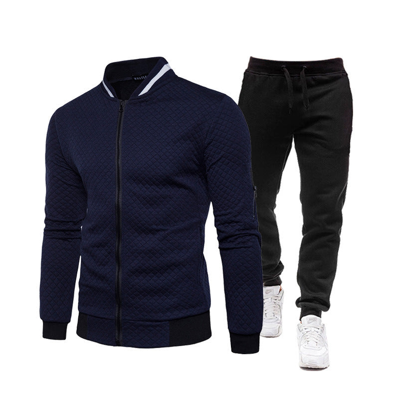 Herren modische Trainingsjacke mit Stehkragen und Sporthose Berg-Feldt