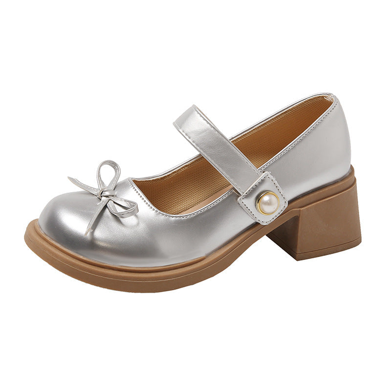 Mary Janes élégantes pour femme avec nœud et perles de berg-feldt
