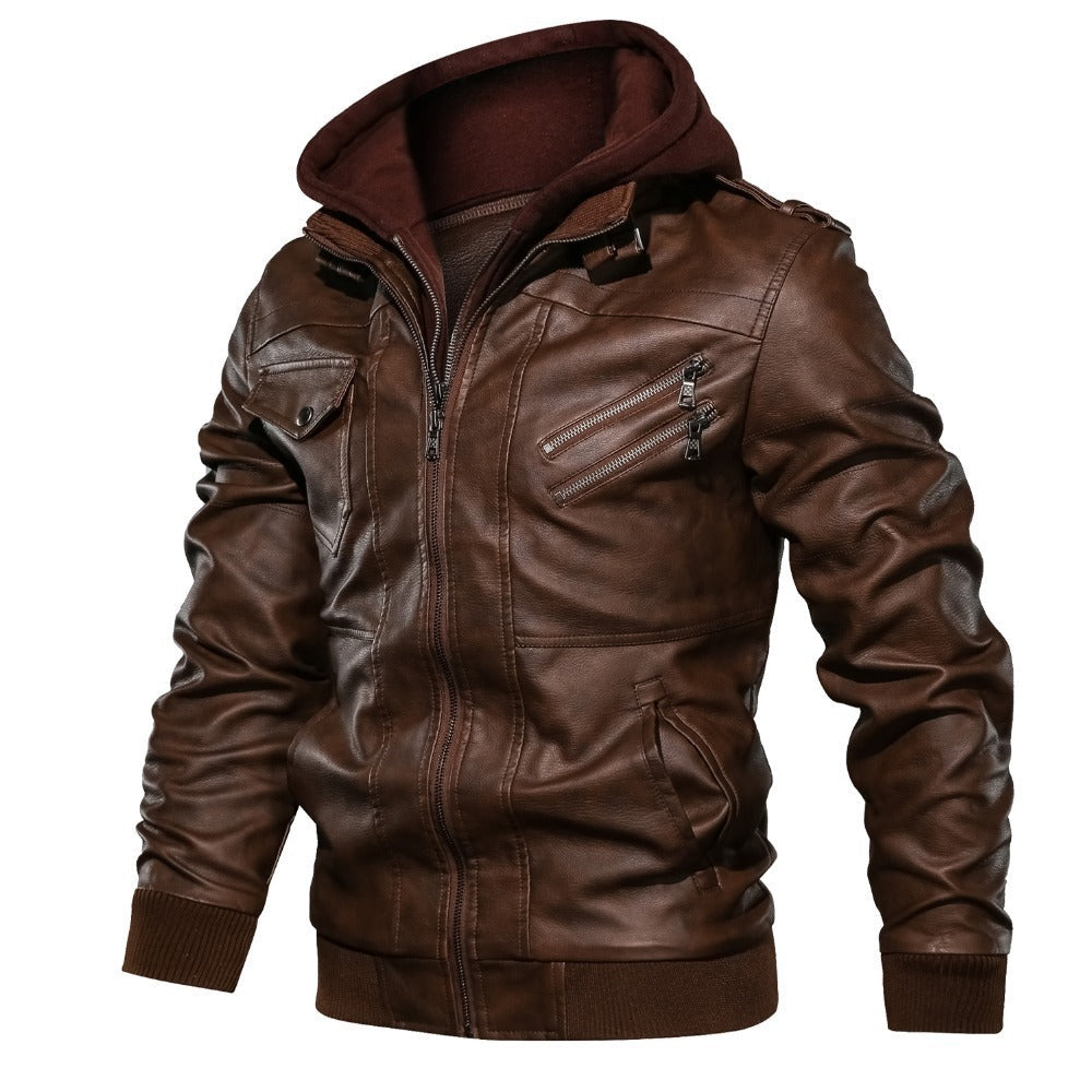 Blouson en cuir Dani pour homme - élégant