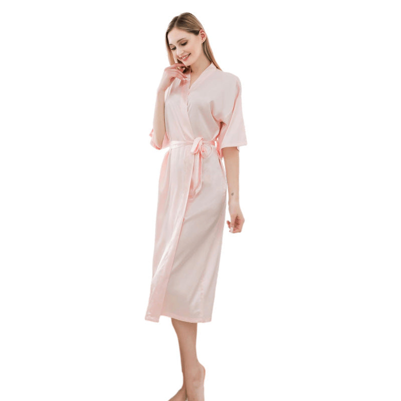 Robe de Chambre en Satin Luxueux pour Femme Berg-Feldt