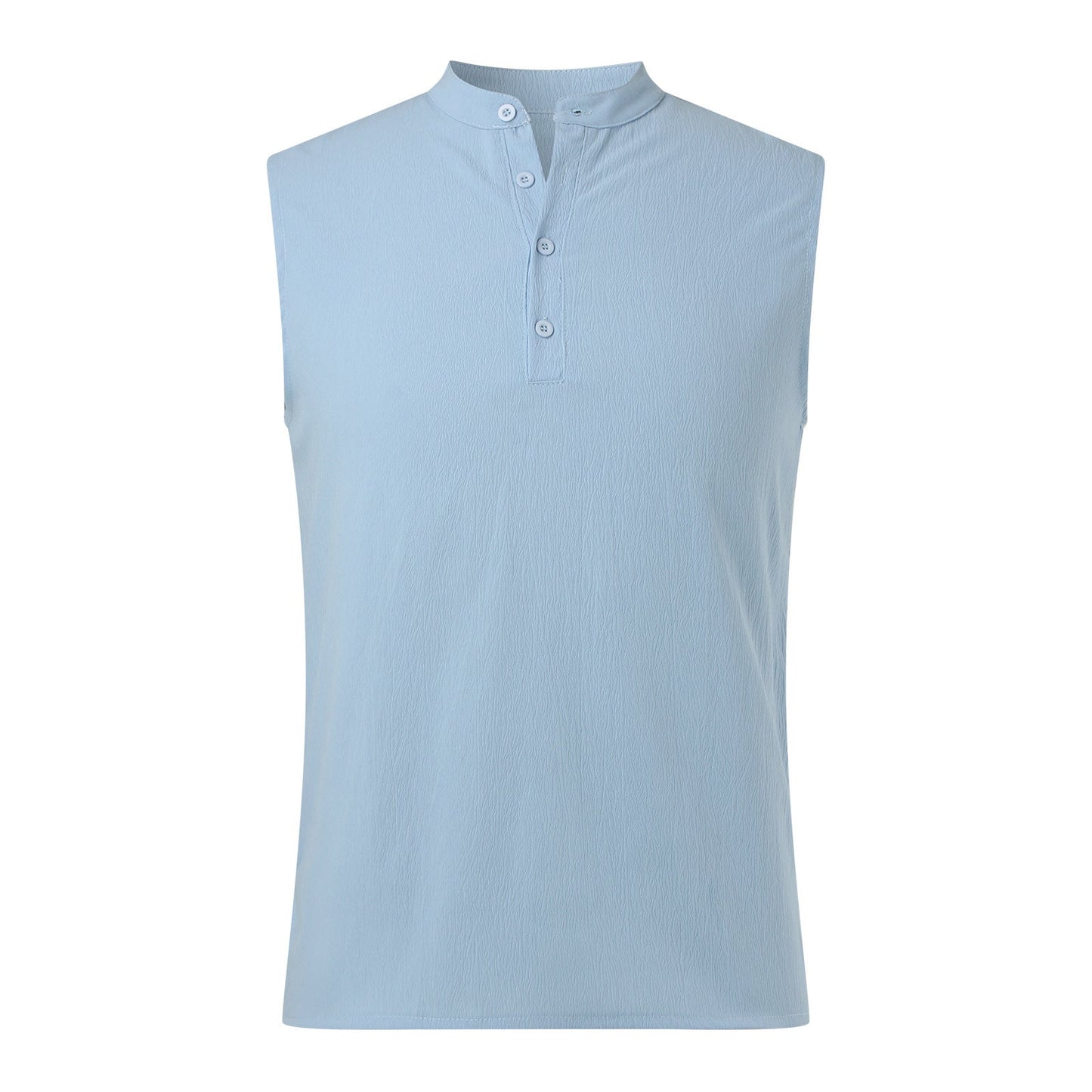 Herren Ärmelloses Henley-Shirt aus atmungsaktivem und leichtem Material Berg-Feldt