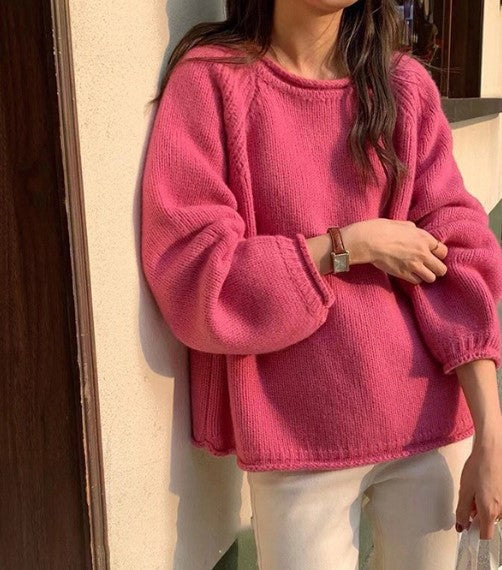 Pull tricoté pour femme, coupe décontractée et détails modernes Berg-Feldt