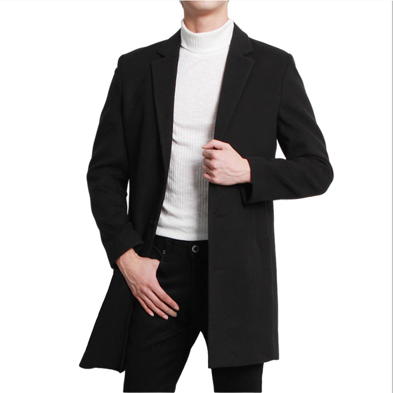 Blazer long élégant pour homme à la coupe moderne et à double boutonnage Berg-Feldt