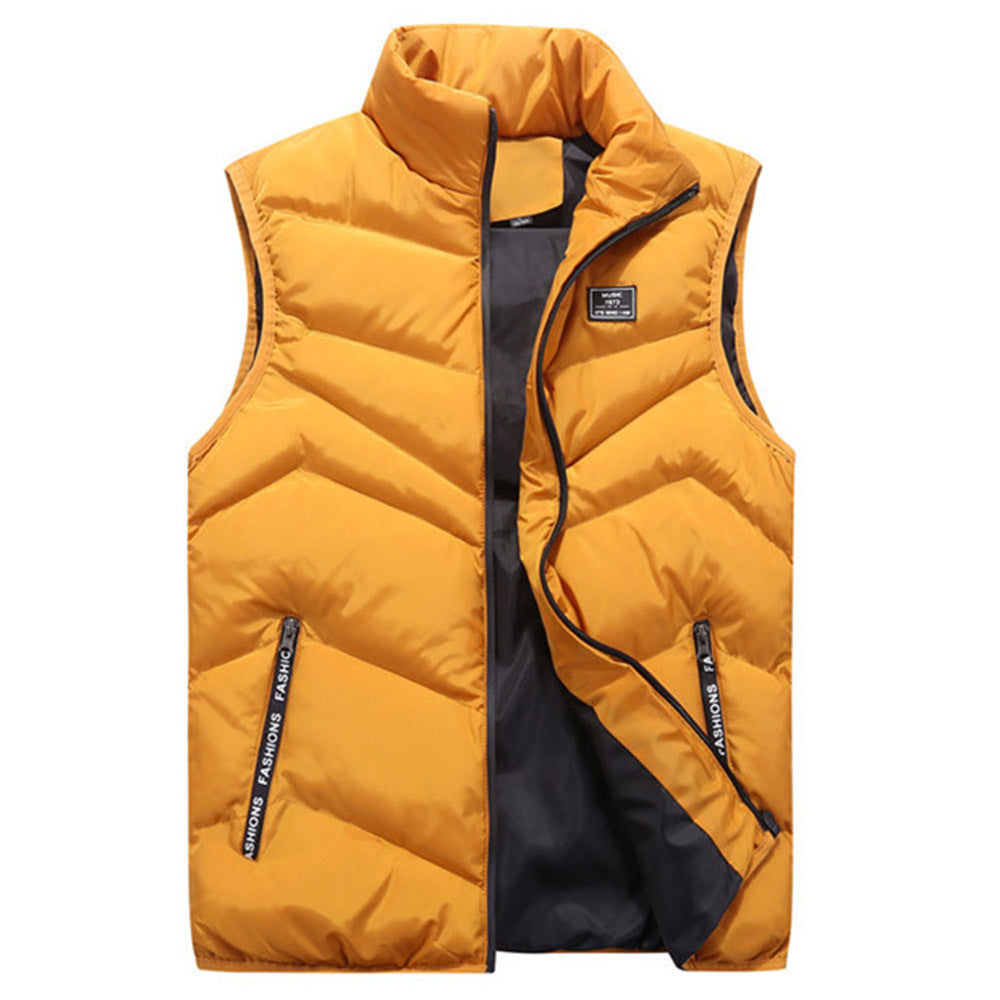 Veste matelassée sans manches pour femme avec col montant et poches latérales zippées Berg-Feldt