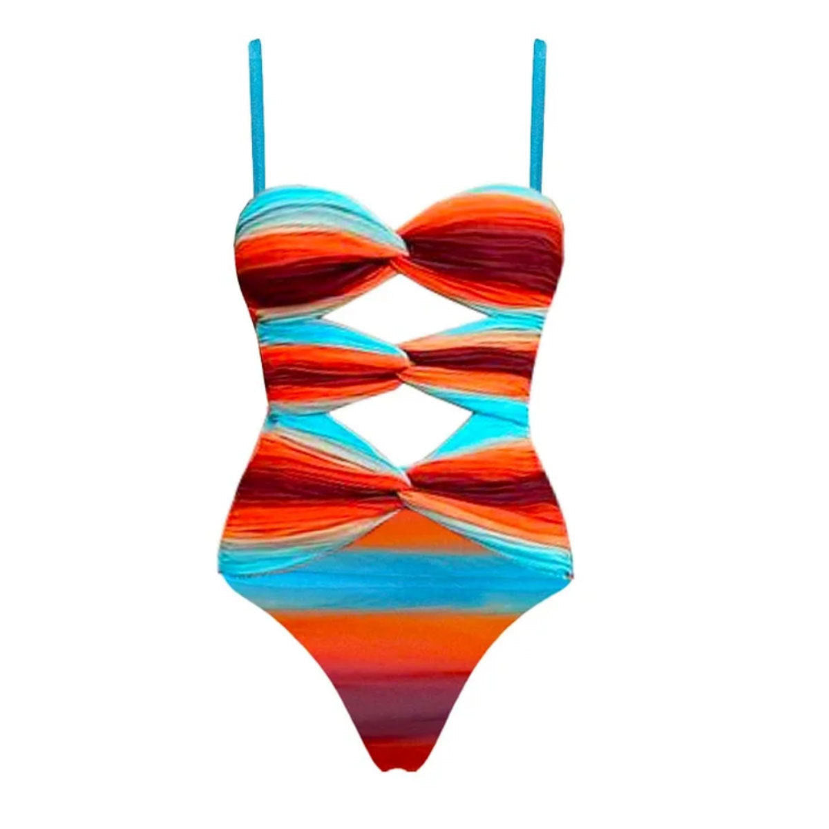 Maillot de bain femme Berg-Feldt : Modèle drapé élégant avec des découpes séduisantes