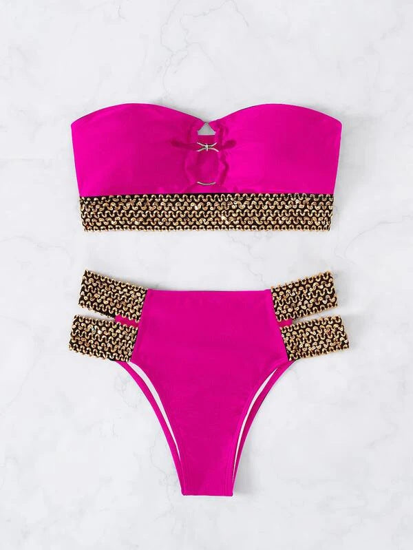 Ensemble bikini bandeau berg-feldt pour femme