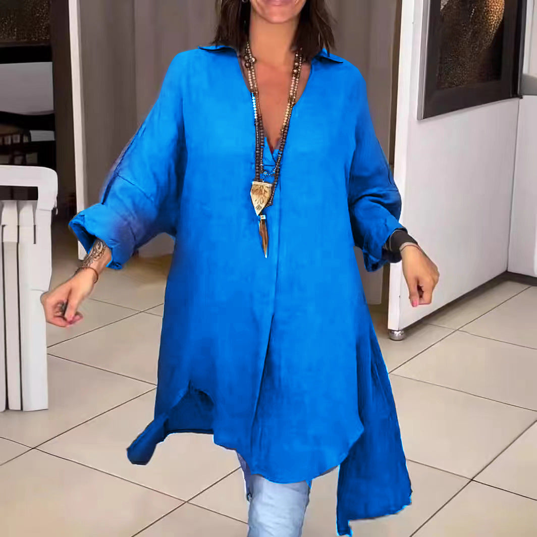 Tunique en lin boutonnée Berg-feldt pour femme