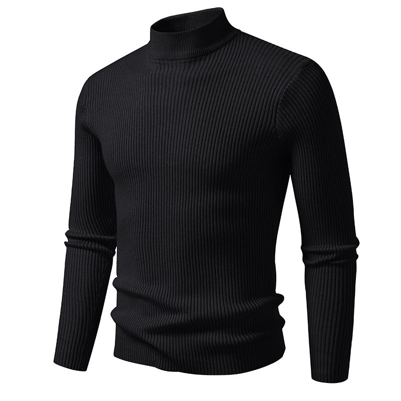 Herren Hochwertiger Rollkragenpullover aus Rippenstrick Berg-Feldt