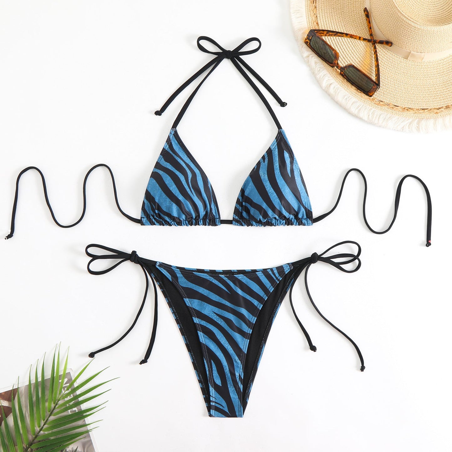 Haut de bikini triangle Berg-Feldt pour femme avec côtés réglables