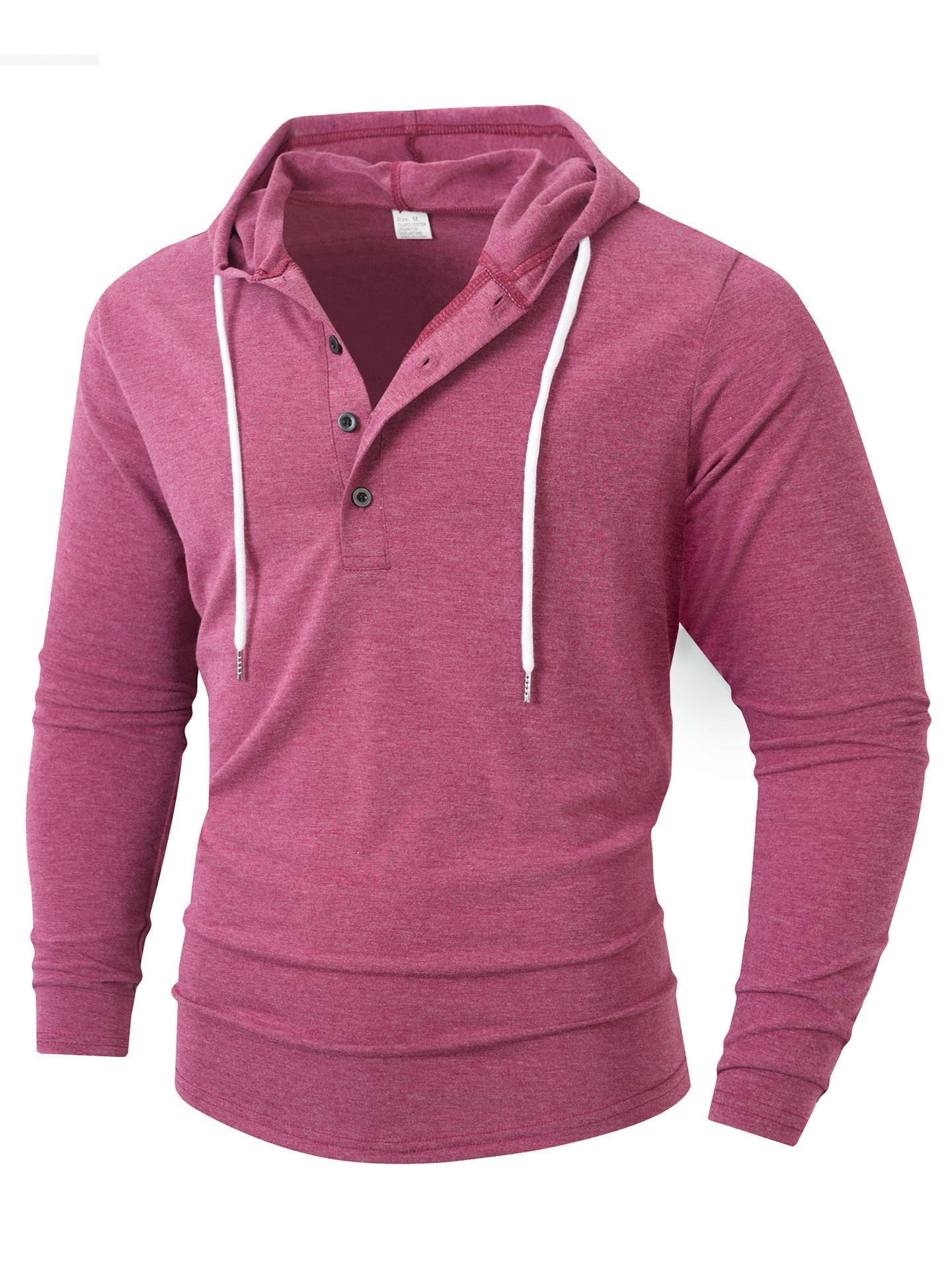 Herren Hoodie mit knöpfbarem Kragen und Kordelzug Berg-Feldt