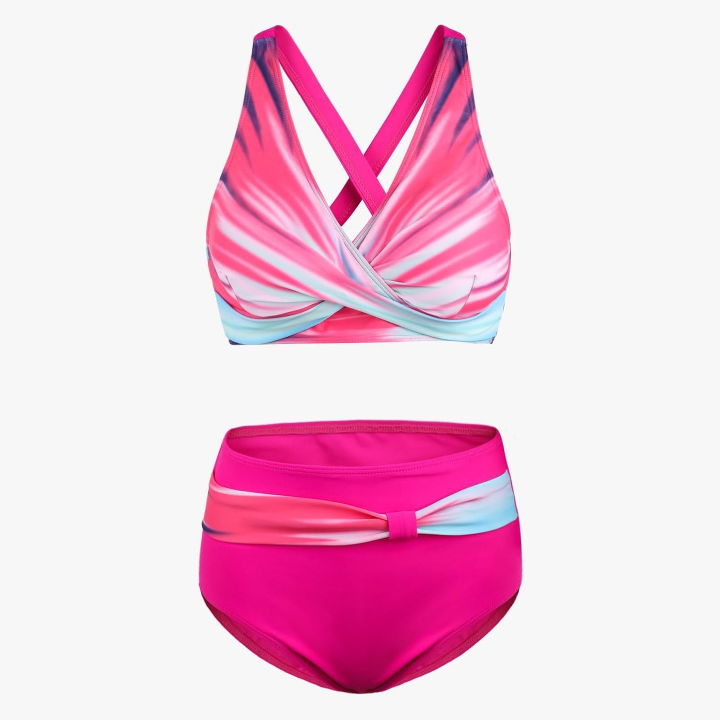 Ensemble de bikini moulant pour femme avec haut à nouer de berg-feldt