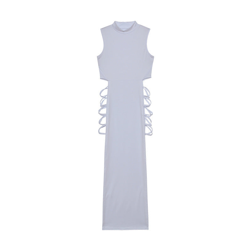 Maxikleid für Damen mit Cut-Outs und Schnürung seitlich von berg-feldt