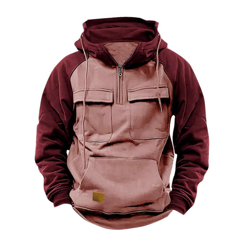 Sweat à capuche fonctionnel pour homme avec poches pratiques et design innovant Berg-Feldt