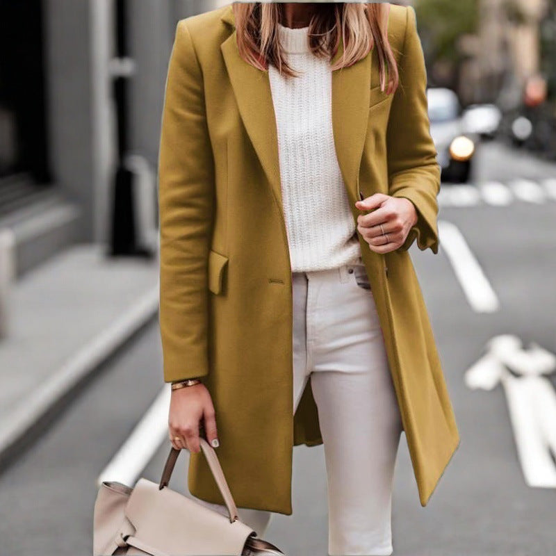 Damen Manteau long décontracté et élégant Berg-Feldt