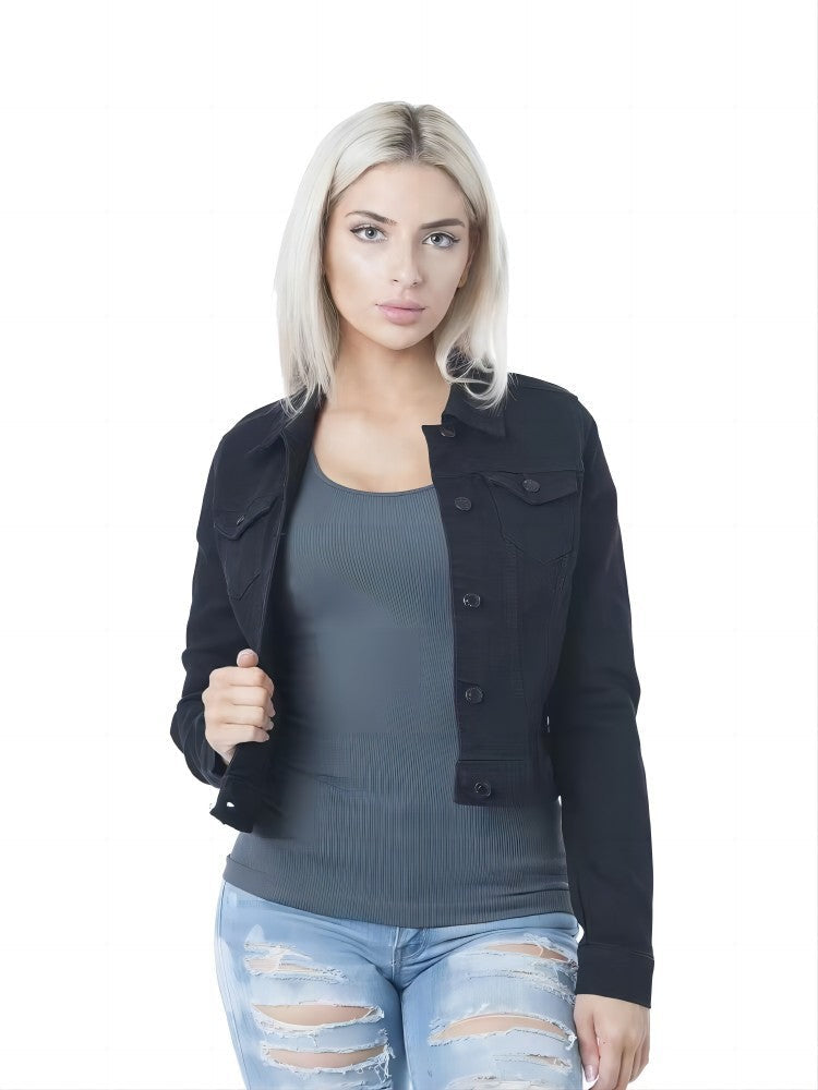 Damen lässige Jeansjacke Berg-Feldt