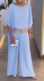 Tenue élégante pour femme avec coupe fluide et éléments scintillants de berg-feldt
