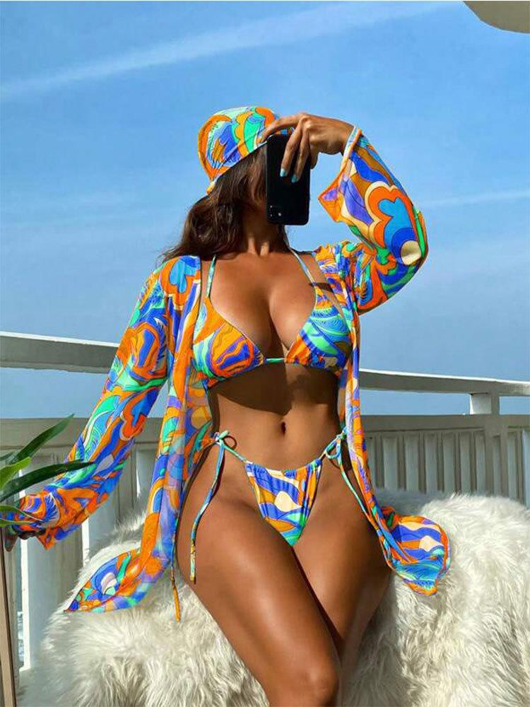 Ensemble bikini femme mix & match avec élégant paréo par berg-feldt