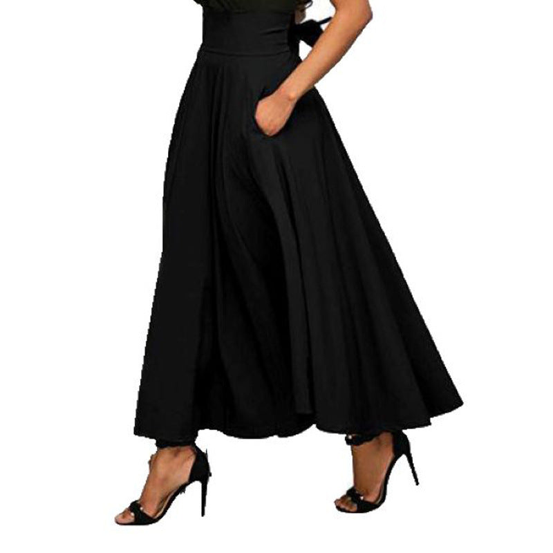 Elegante Damen-Maxirockhose mit hoher Taille und Seitentaschen von berg-feldt