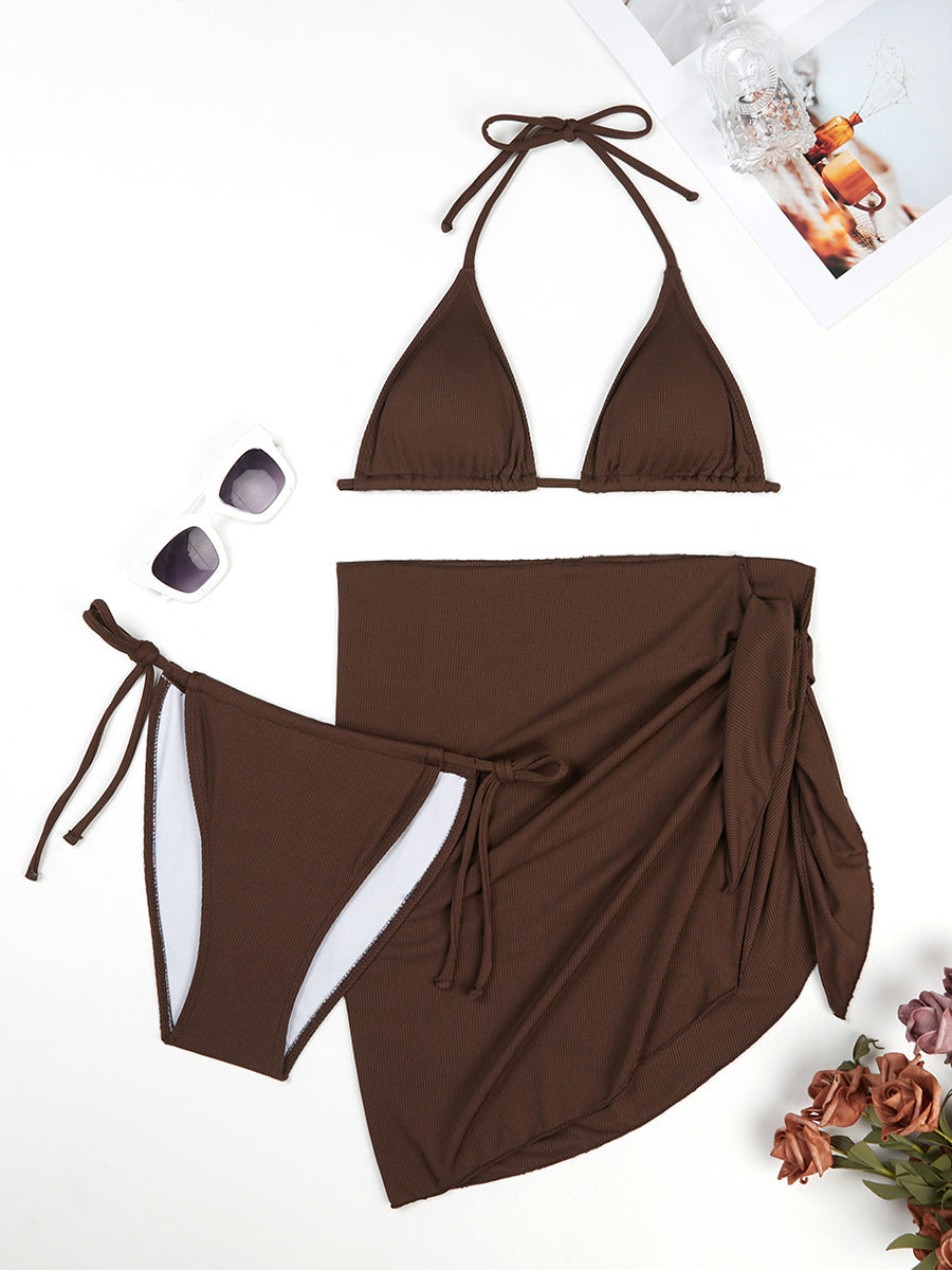 Ensemble de bikini avec paréo berg-feldt pour femme