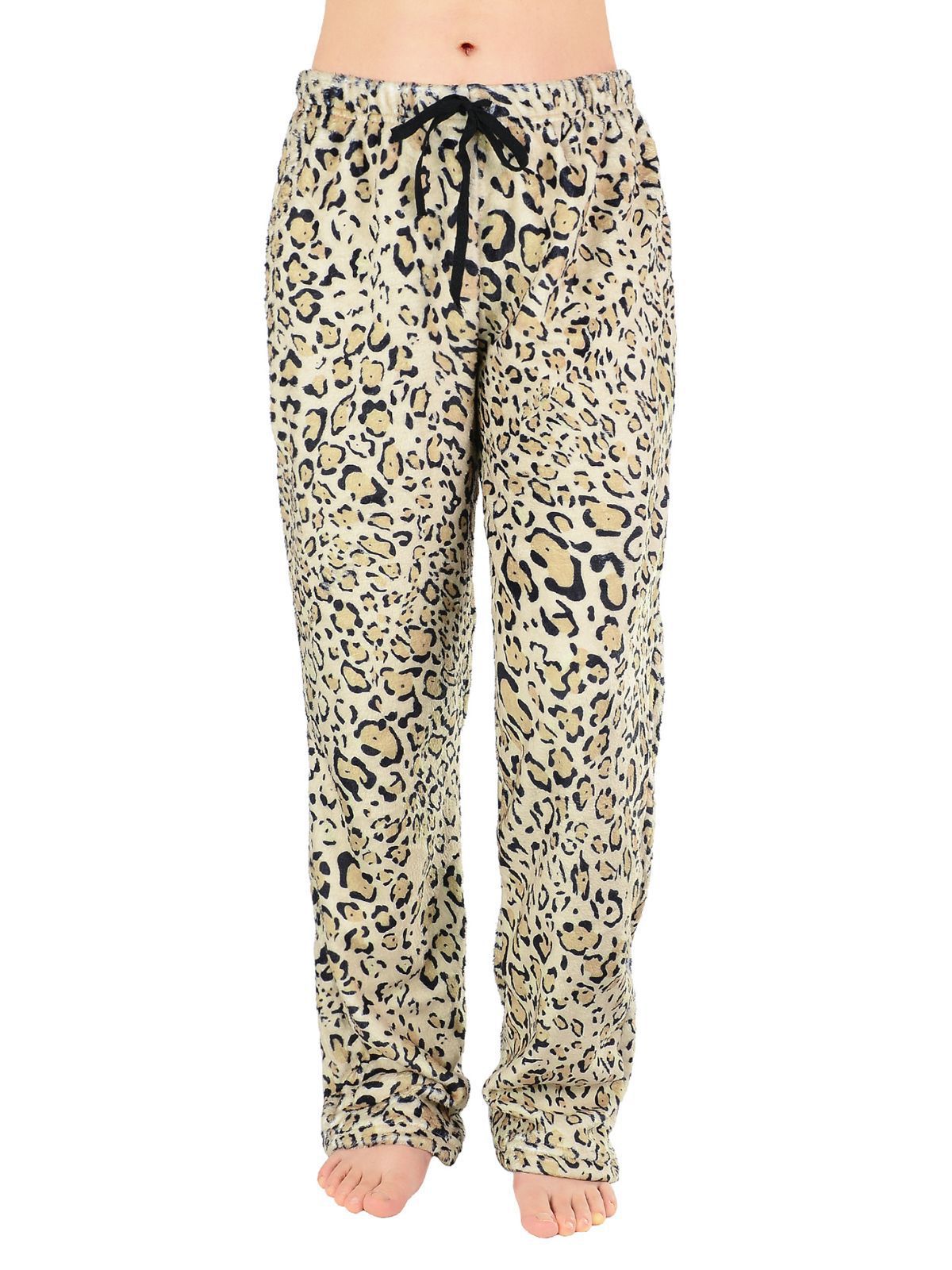 Damen Relaxed Fit Leopardenmuster Loungehose Berg-Feldt