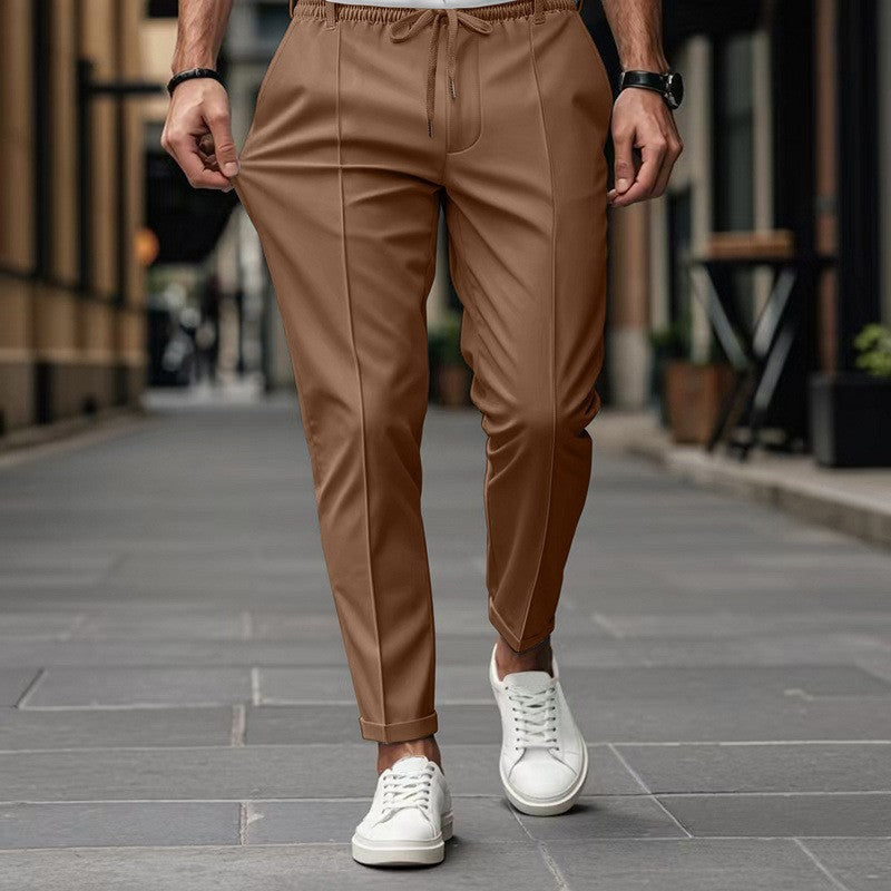 Pantalon de jogging slim-fit homme à taille élastique et poches latérales pratiques Berg-Feldt