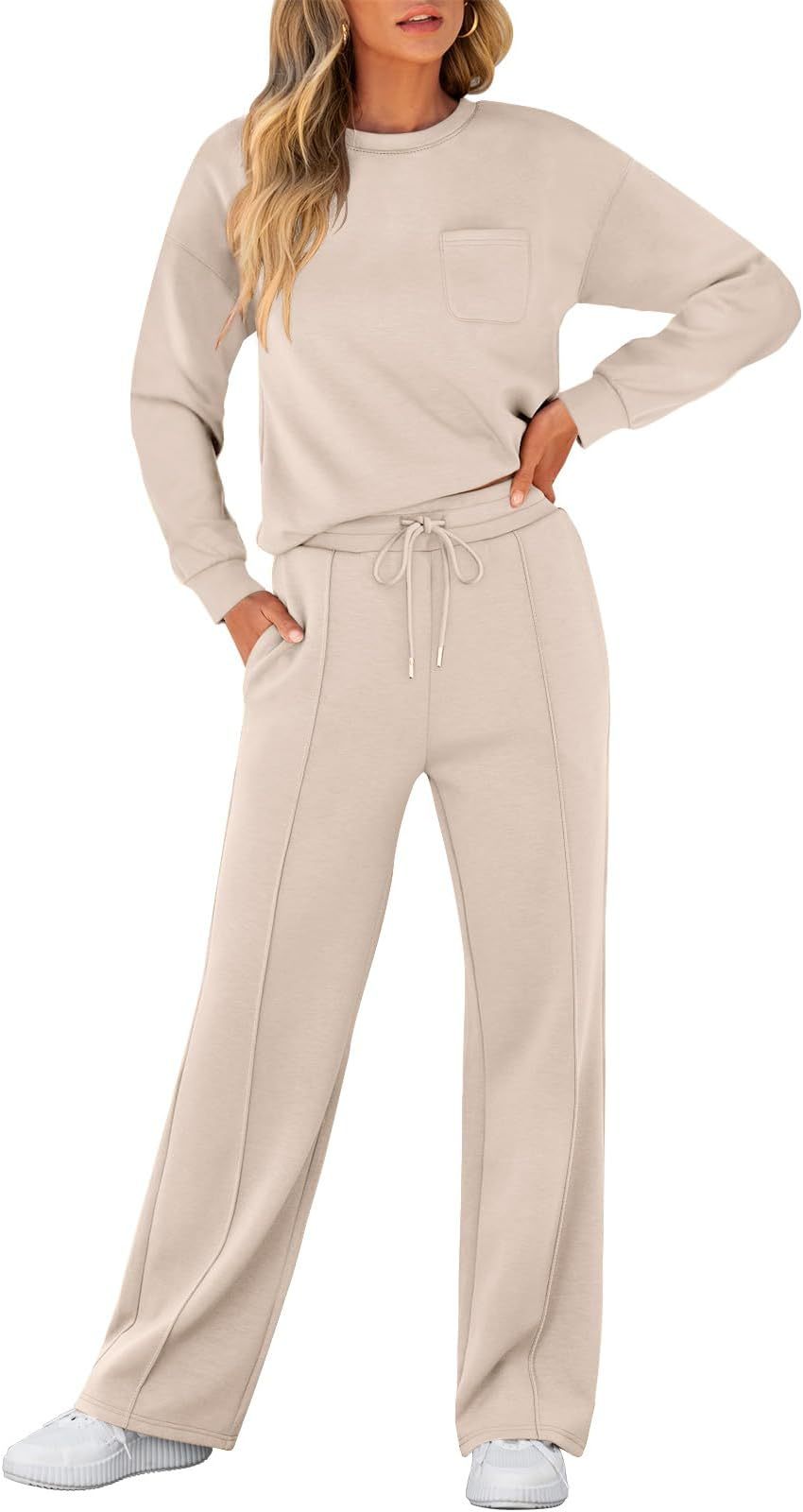 Ensemble décontracté pour femme : pull et jogging avec poches et taille élastique de berg-feldt