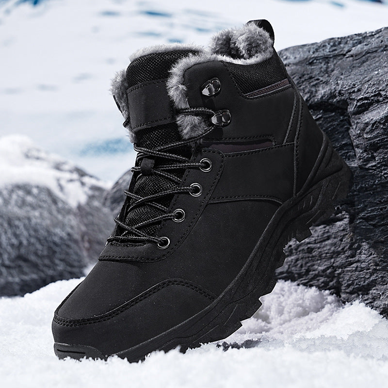 Damen Bottes d'hiver de haute qualité avec semelle intérieure isolée et semelle antidérapante Berg-Feldt